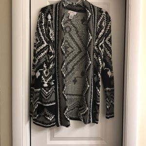Warm comfy Aztec cardigan